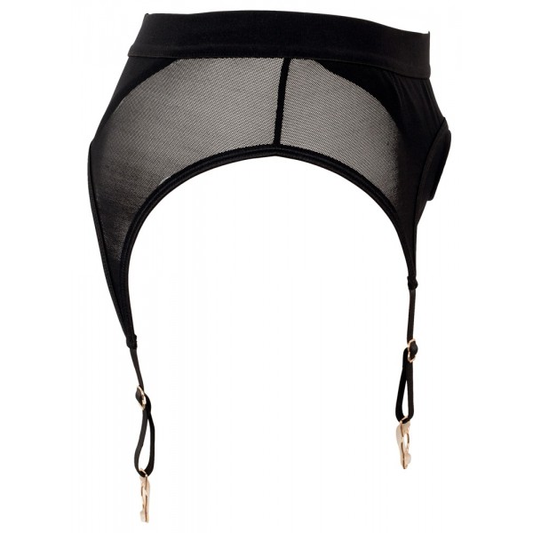 Трусики для страпону - 2493578 Bad Kitty Suspender Thong, black