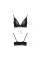 Эластичный топ с кружевом Passion PS001 TOP M, black