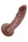 King Cock 7" Cock Brown