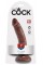 King Cock 7" Cock Brown