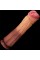 Фалоімітатор - Dual-Layered Silicone Cock 12" Brown