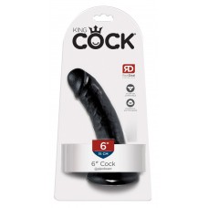 King Cock 6" Cock Dark