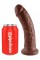 King Cock 8" Cock Brown