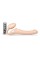 Безремневой страпон с вибрацией Strap-On-Me Vibrating Flesh M, диаметр 3,3см, пульт ДУ, регулируемый