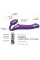 Безремінний страпон з вібрацією Strap-On-Me Vibrating Violet L, діам. 3,7 см, пульт ДК, регульований