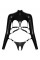 Боді - 2480506 Bad Kitty Bondage Body, black