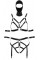 Боді з маскою - 2480492 Bad Kitty Strap+Mask Set, black