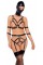Боді з маскою - 2480492 Bad Kitty Strap+Mask Set, black
