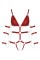 Боді - 2480514 Bad Kitty Strap Body, red