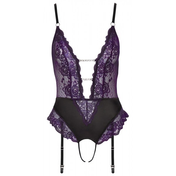 Боді - 2643561 Cottelli Collection Body Black/Purple