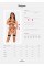 Боді зі стреп із доступом Obsessive Badossa crotchless teddy L/XL, чорний