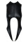 2644495 Cottelli Collection Crotchless Body Zip Black