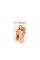 Боди Penthouse Scandalous S/L Red, крупная сетка, высокий воротник, длинные рукава