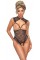2644541 Abierta Fina Open Lace Body Black - M