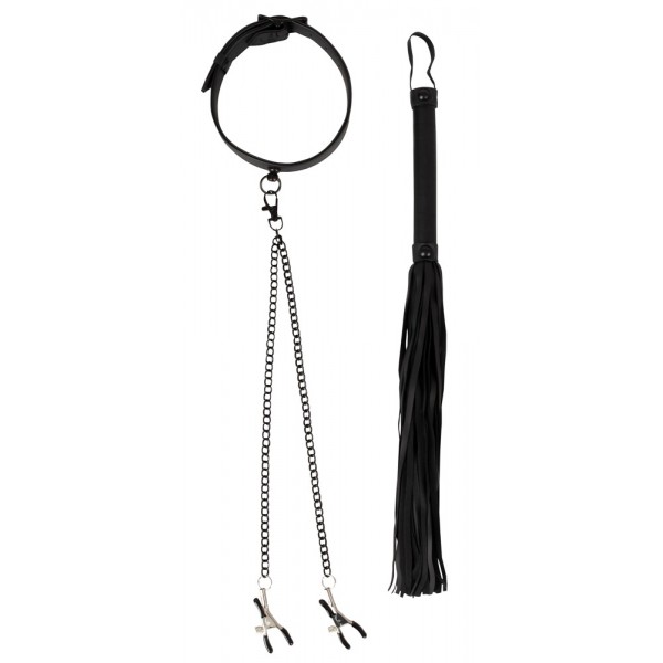 Набір для бондажу - 2493144 Vegan Fetish Collar Set Vegan
