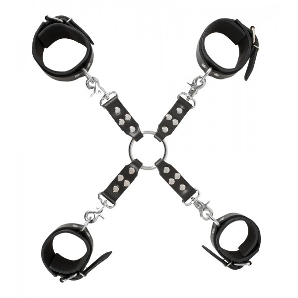 Набір для бондажу - 2030659 Zado Leather Restraint Set Hogtie