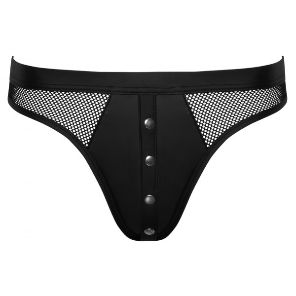 2111730 Svenjoyment Mens Thong - black {} L