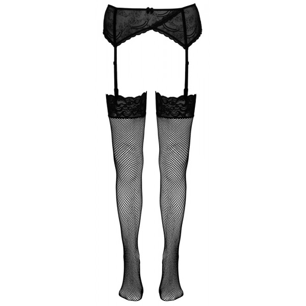 Панчохи - 2520117 Cottelli Collection Net Stockings Lace