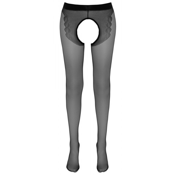 Колготки - 2510286 Cottelli Collection Crotchless Tights