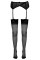 Панчохи - 2540312 Cottelli Collection Stockings With Seam Black