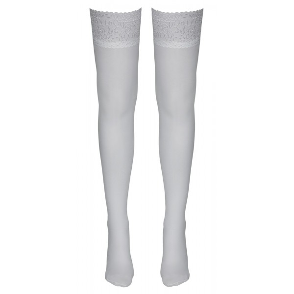 Панчохи - 2520079 Cottelli Collection Hold-Up Stockings White