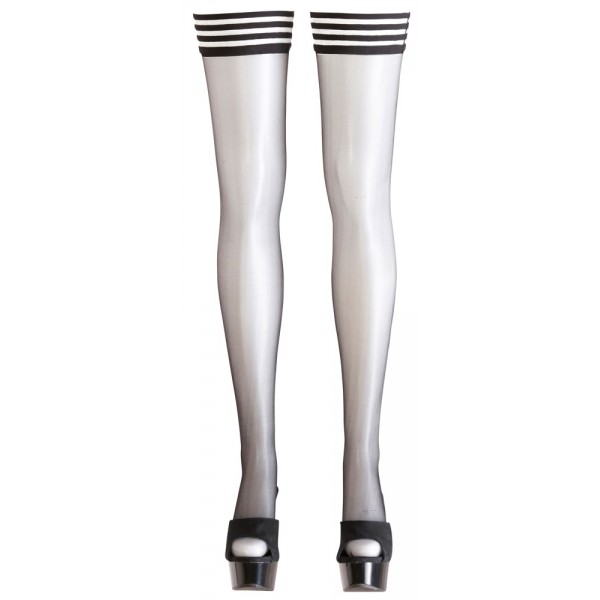 Панчохи - 2520192 Cottelli Collection Hold-Up Stockings Black