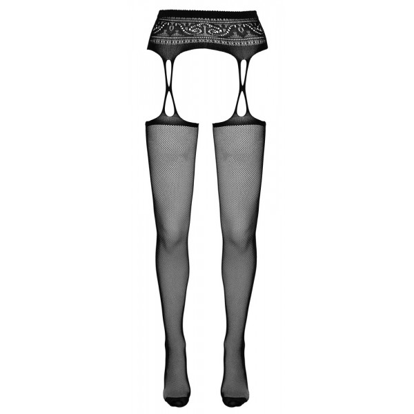 Панчохи з поясом - 2530090 Cottelli Collection Susp. Straps + Stockings