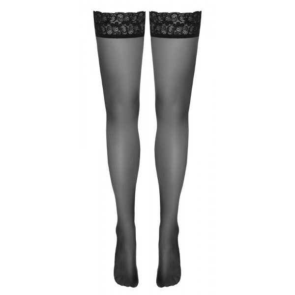 Панчохи - 2520680 Cottelli Collection Hold-Up Stock Black - 3