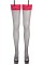 Панчохи - 2540355 Cottelli Collection Stockings Black/Red