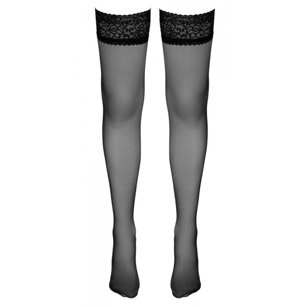Панчохи - 2520079 Cottelli Collection Hold-Up Stockings Black