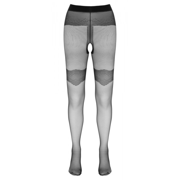 Колготки - 2510332 Cottelli Collection Crotchless Tights
