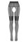 Колготки - 2510391 Cottelli Collection Crotchless Tights Black - 3