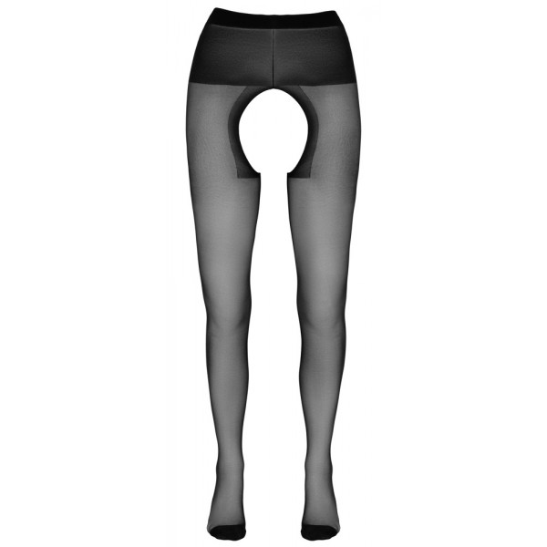 Колготки - 2510030 Cottelli Collection Crotchless Tights Black