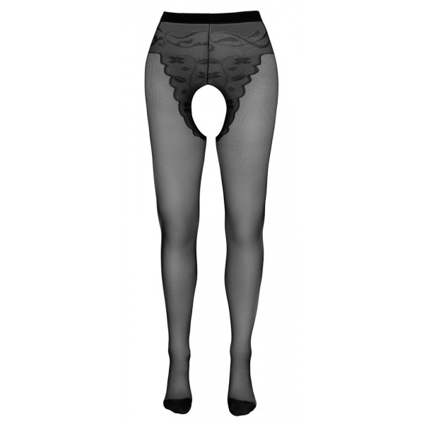 Колготки - 2510073 Cottelli Collection Crotchless Tights