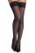 Панчохи - 2520702 Cottelli Collection Hold-Ups Seam Black