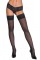 Панчохи - 2520702 Cottelli Collection Hold-Ups Seam Black