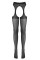 Колготки - 2530333 Cottelli Collection Suspender Stockings Black - 4