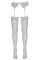 Панчохи - 2309520 Cottelli Collection Stockings White