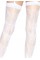 Панчохи-сітка зі швом ззаду Leg Avenue Butterfly back seam thigh highs One size White