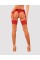 Панчохи під пояс із широким мереживом Obsessive Lacelove stockings M/L