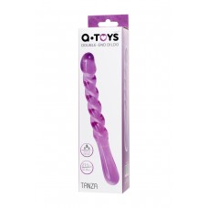 Двосторонній фалоімітатор A-Toys By Toyfa Tanza, TPE, фіолетовий, 27,5 см