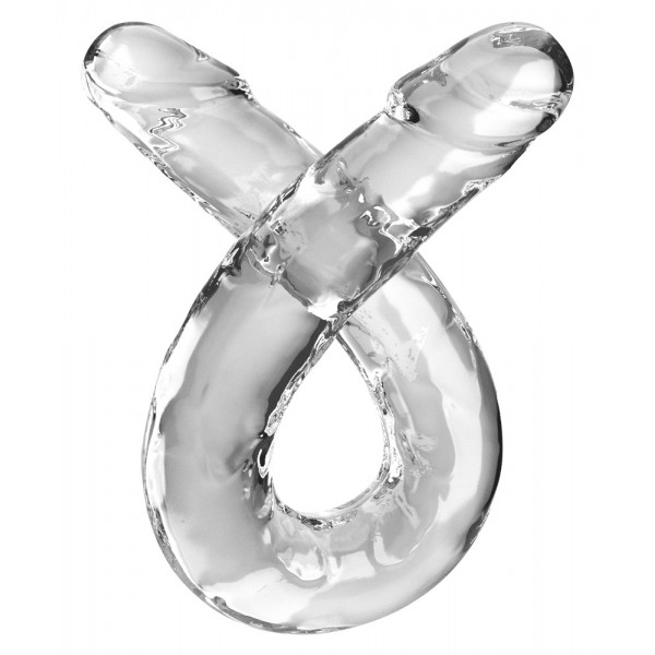 King Cock Clear 18in. Double Dildo Clear