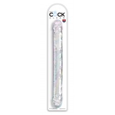 King Cock Clear 18in. Double Dildo Clear