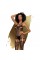 Бодістокінг Penthouse Fancy Me XL Black, відкритий доступ, фантазійний малюнок, імітація панчіх