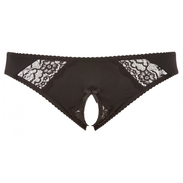 Жіночі стрінги - 2310538 Cottelli Collection Crotchless Briefs