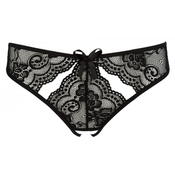 Жіночі стрінги - 2310821 NO:XQSE Crotchless Briefs Black