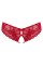 Жіночі стрінги - 2310813 Cottelli Collection Crotchless Lace Briefs Red