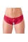 Жіночі стрінги - 2310813 Cottelli Collection Crotchless Lace Briefs Red