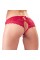 Жіночі стрінги - 2310813 Cottelli Collection Crotchless Lace Briefs Red