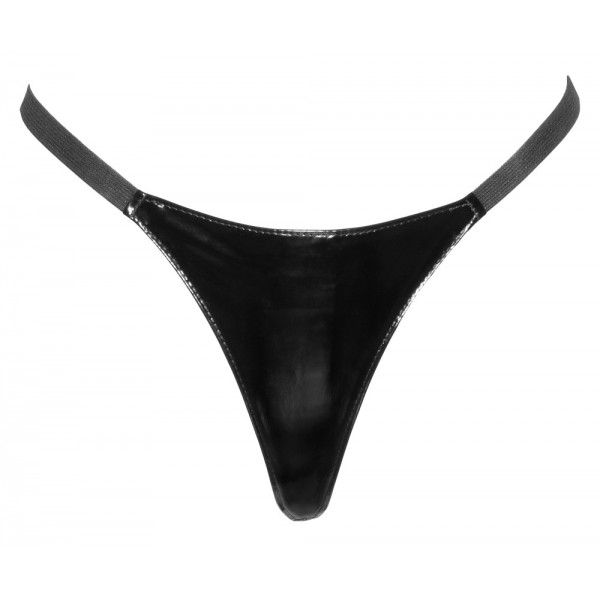 Жіночі стрінги - 2810026 Black Level Vinyl String